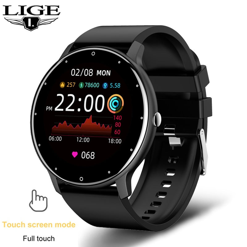 New Smart Watch Men Full Touch  Sport Fitness