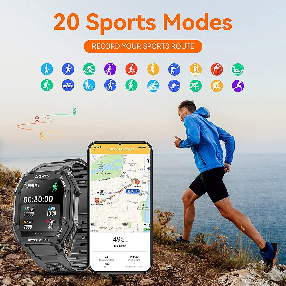 SENBONO  Waterproof Smart watch Men Women Fitness