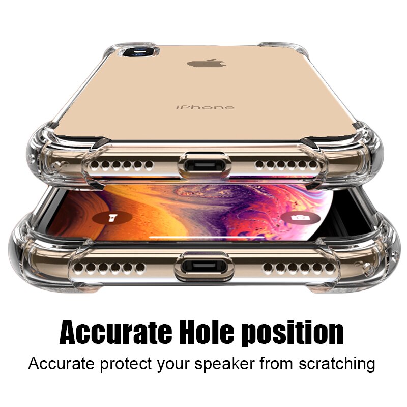 Thick Shockproof Silicone Phone Case For iPhone