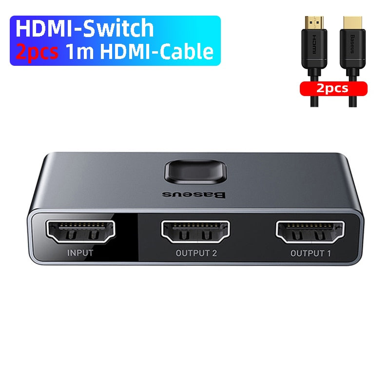 Baseus 4K HD Switch HDMI-compatible Adapter