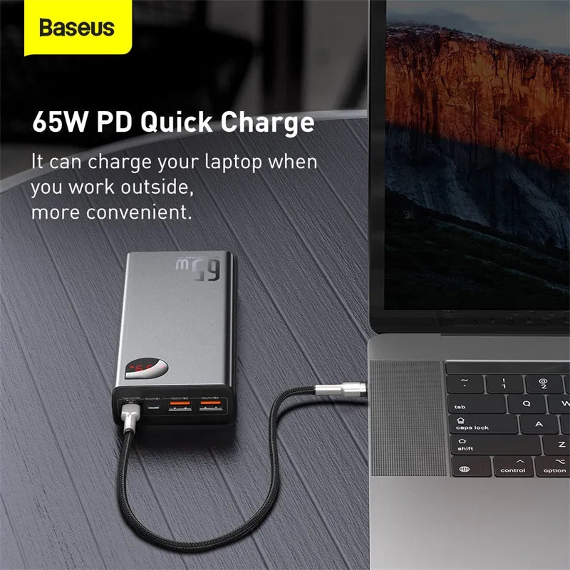 Baseus PD 65W Power Bank 30000mAh Fast Charging