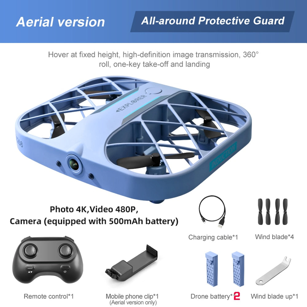 JJRC H107 Mini Drone Dron 8K 4K Quadcopter with Camera Real-Time Transmission Mini Pocket UFO Small Remote Control Plane Toy Boy