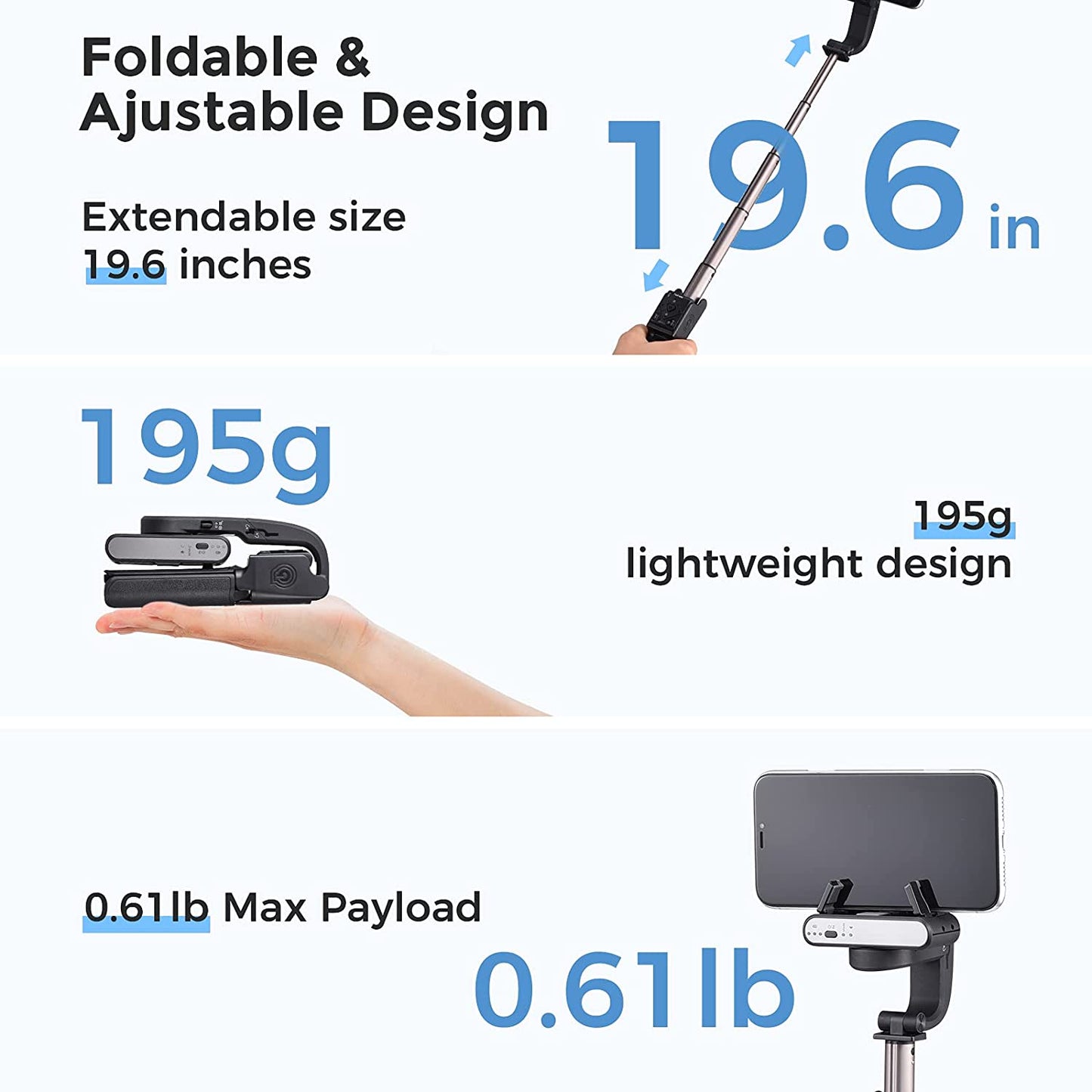 Hohem iSteady Q Handheld Gimbal Stabilizer Phone Selfie