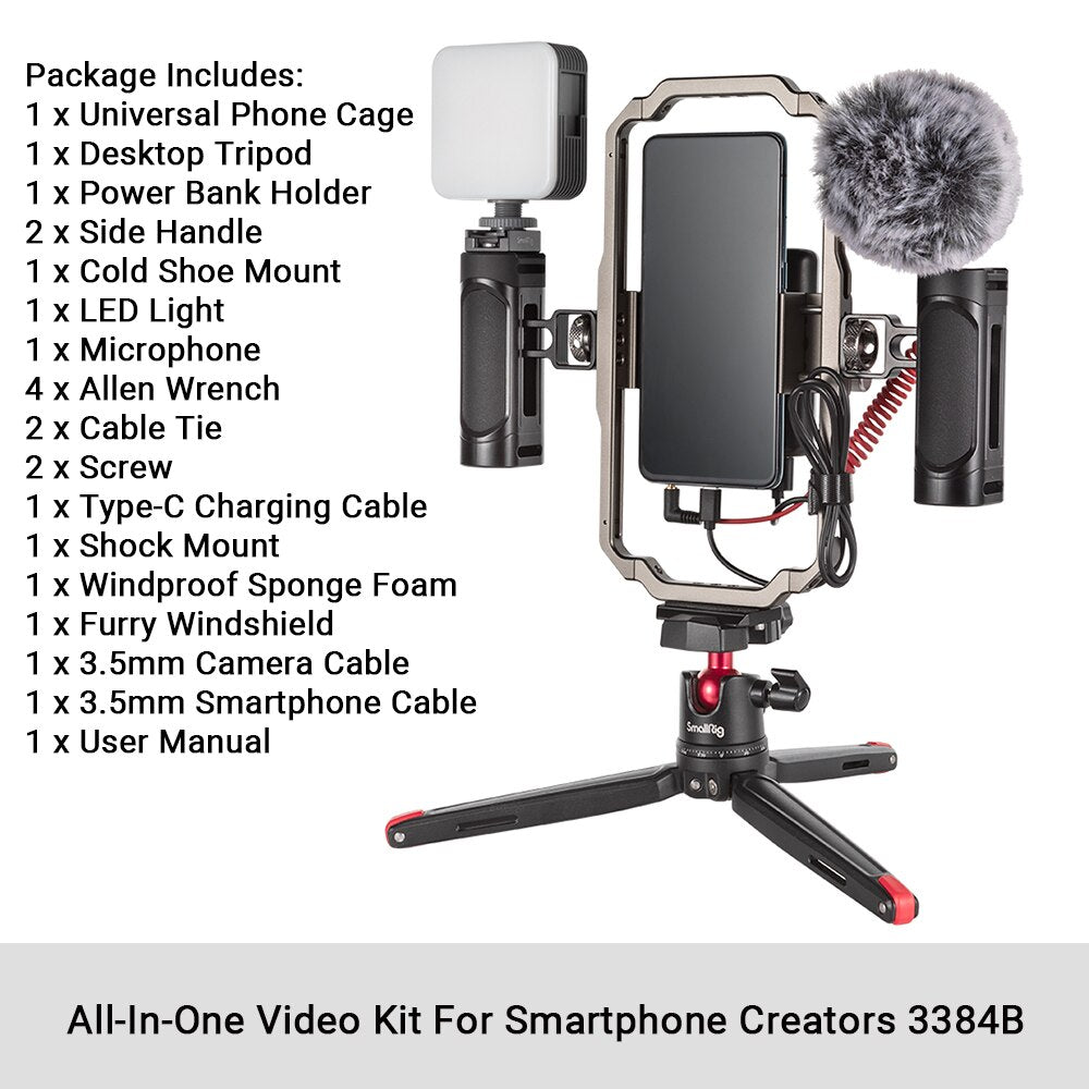 All-in-One Video Kit Ultra /Pro/Basic/ Classic Kit for Phone Photography