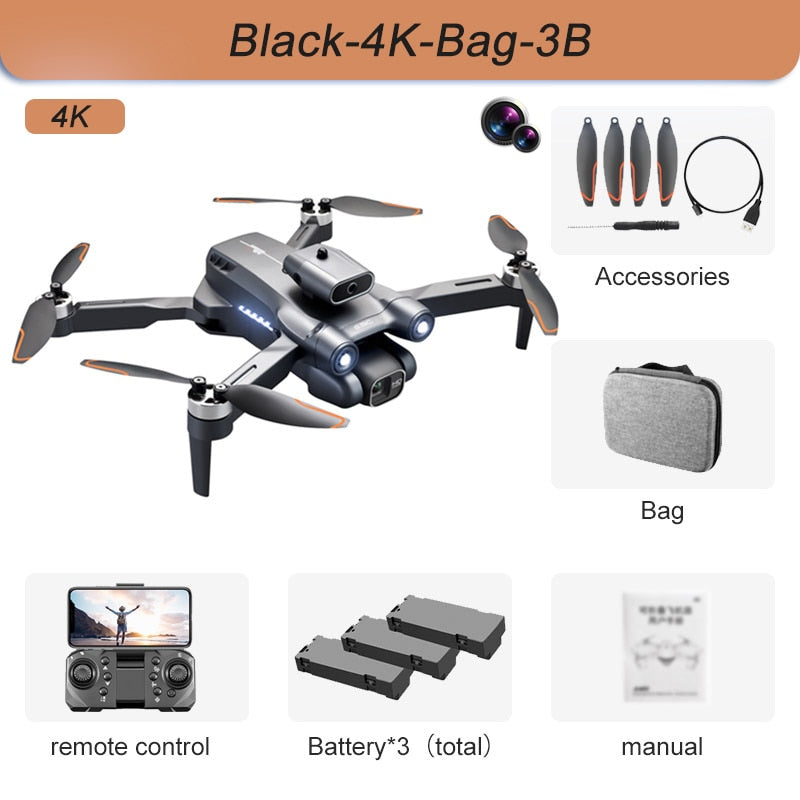 New S1S Mini Drone 4k Profesional 8K HD Camera Obstacle Avoidance Aerial Photography Brushless Foldable Quadcopter 3km