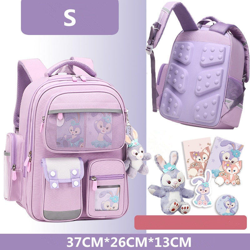 Backpack For Girls Printing Cartoon School Bags Girls Kids Orthopedic Kawaii Primary Cute Schoolbag Book Bag Mochila Infantil