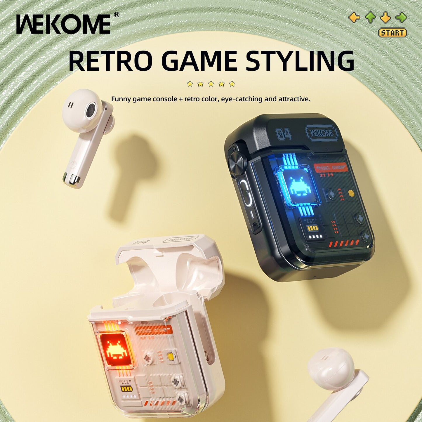 WEKOME Retro Game Style Wireless