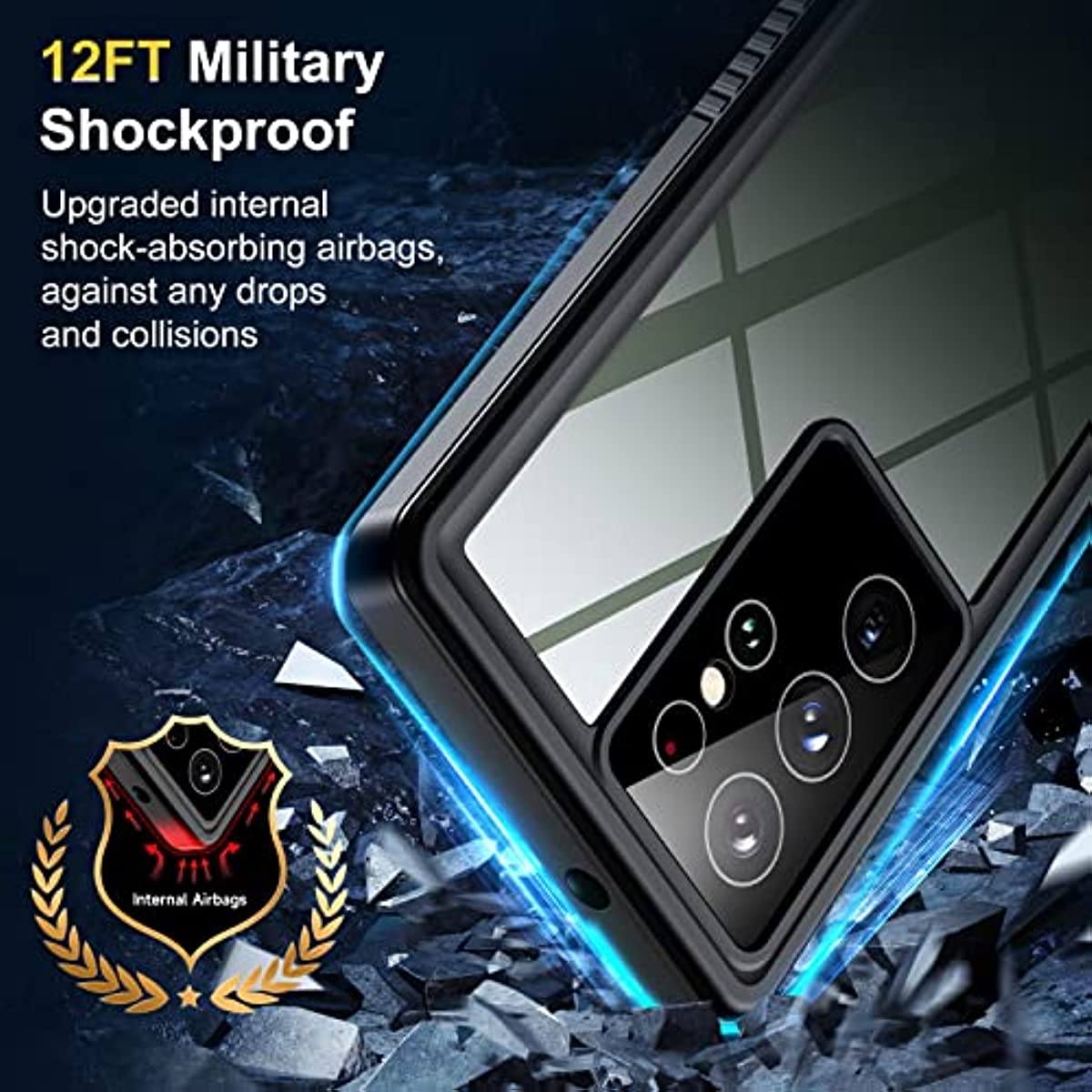 for Samsung Galaxy S23 Ultra Case Waterproof,