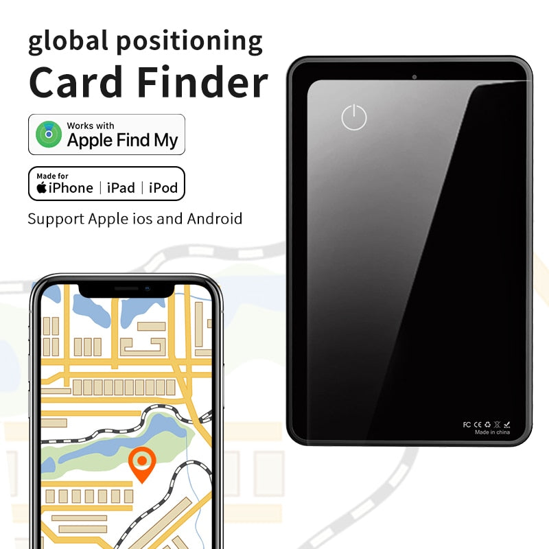 Apple MFi Certified Card Finder Wallet tracker Finder NFC Find My Tag Air Tag Tracker Locator Finder for Iphone iPad Android