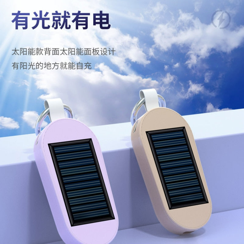 Mini Solar Power Bank Mobile Phone Charging Watch Emergency