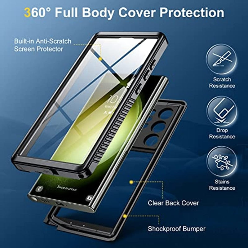 for Samsung Galaxy S23 Ultra Case Waterproof,