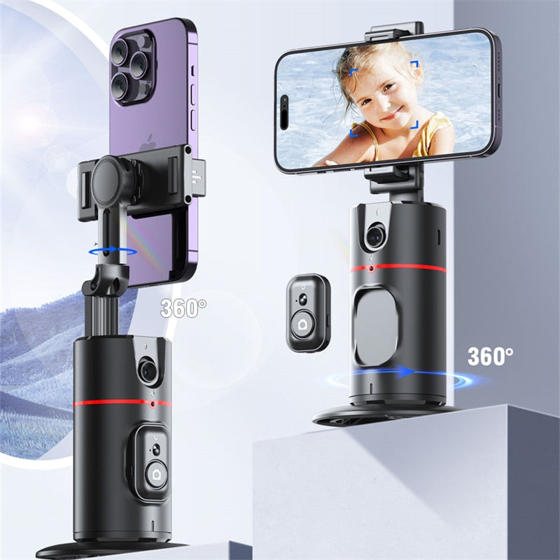 COOL DIER  New 360 Rotation Gimbal Stabilizer Desktop AI Automatic Tracking