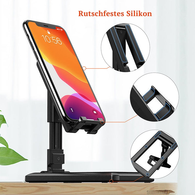 Foldable Tablet Mobile Phone Desktop Phone Stand for iPad iPhone Samsung