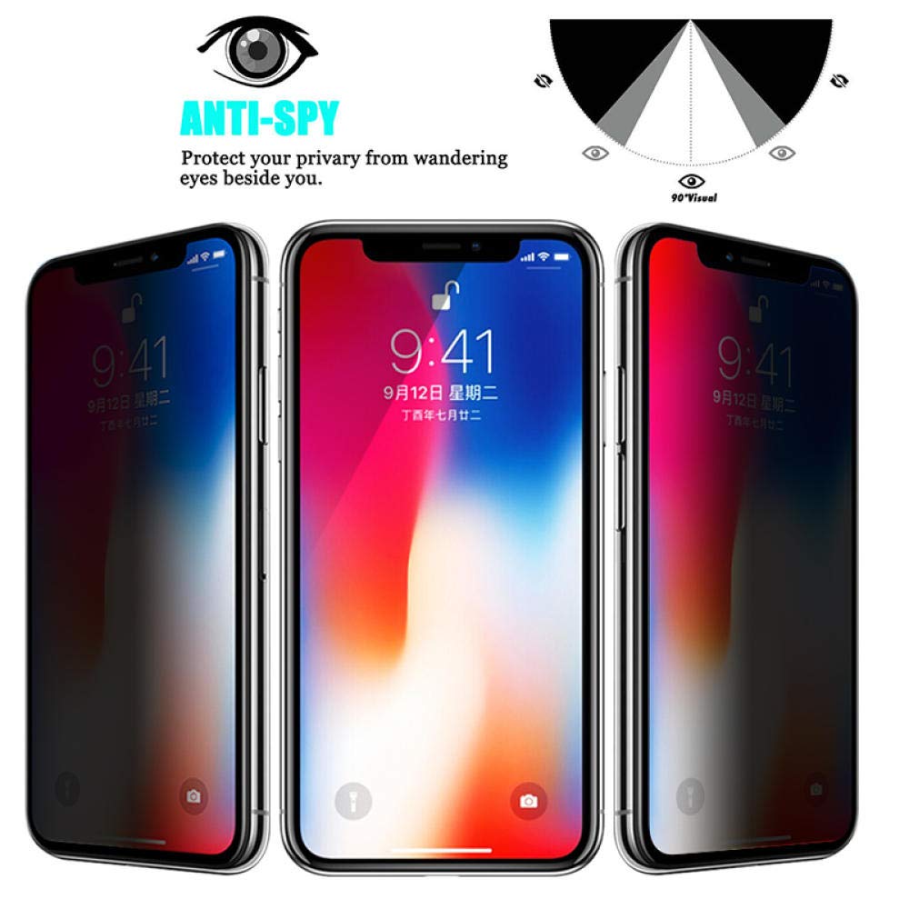 1-3Pcs Best Full Privacy Tempered Glass for IPhone12 14 7 8 X XS Max XR on IPhone 11 Pro Anti Spy Screen Protector 12 13 Pro Max