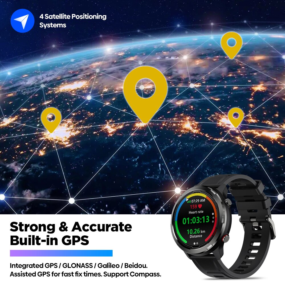 Zeblaze Stratos 2 Lite Outdoor GPS Smart Watch