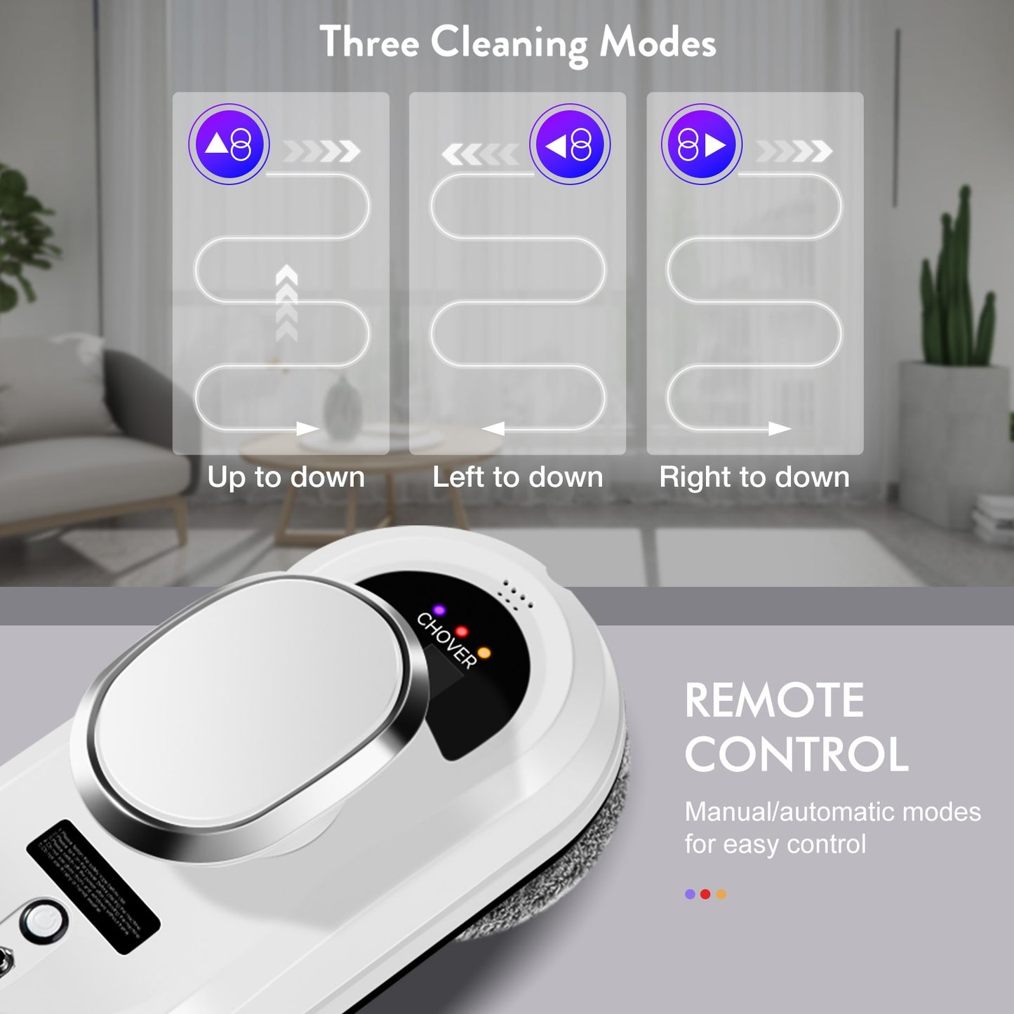 Robot vacuum cleaner window cleaning robot window cleaner