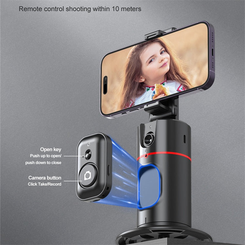 COOL DIER  New 360 Rotation Gimbal Stabilizer Desktop AI Automatic Tracking