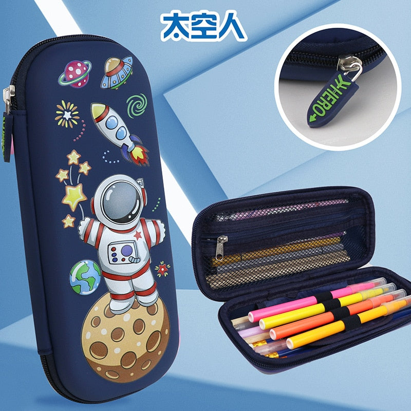 3D EVA Large Capacity Pencil Case Pen Holder Cute Cartoon