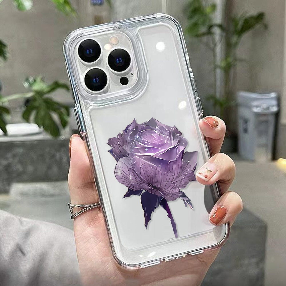 For iPhone 13+14 Cases Flower