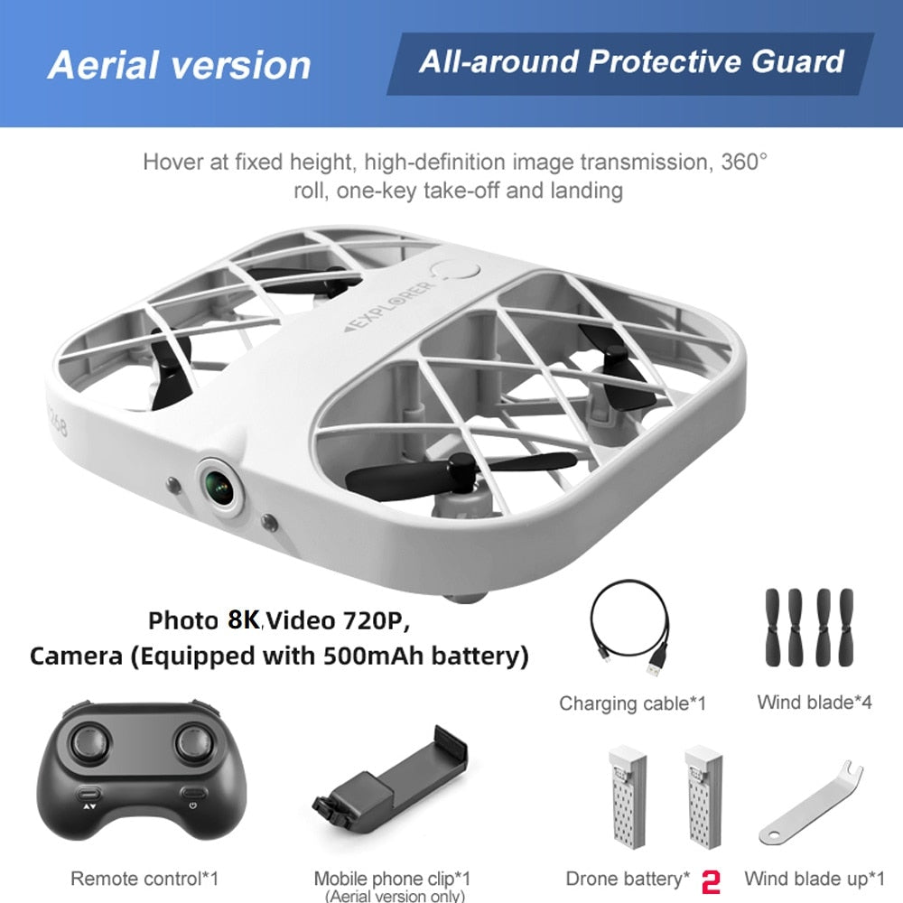 JJRC H107 Mini Drone Dron 8K 4K Quadcopter with Camera Real-Time Transmission Mini Pocket UFO Small Remote Control Plane Toy Boy