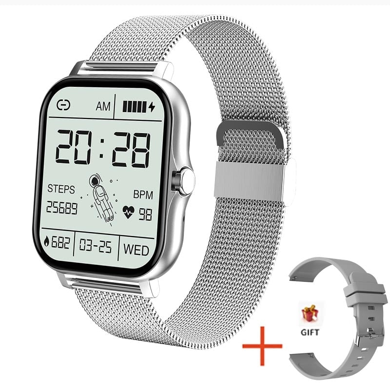 LIGE 2023 Smart Watch For Men Women Gift Full Touch Screen Sports Fitness Watches Bluetooth Calls Digital Smartwatch Wristwatch