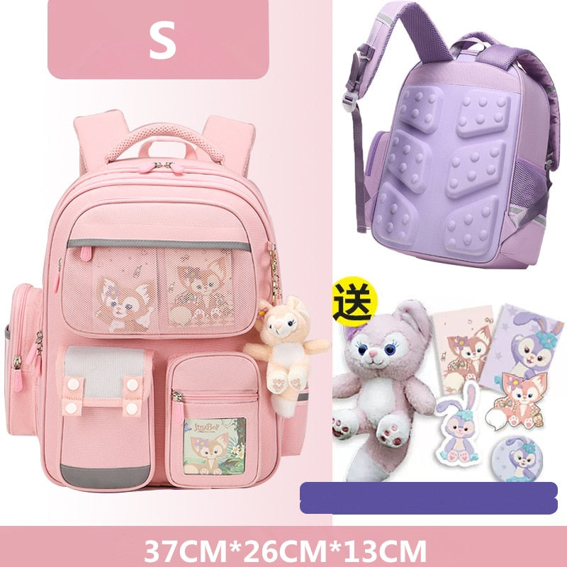 Backpack For Girls Printing Cartoon School Bags Girls Kids Orthopedic Kawaii Primary Cute Schoolbag Book Bag Mochila Infantil