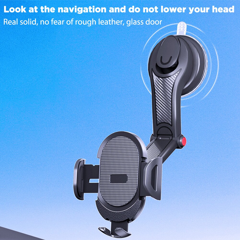 Sucker Car Phone Holder Mount Stand 360° Windshield Universal GPS Mobile Cell Support Bracket For 4.0-6 Inch Smartphones