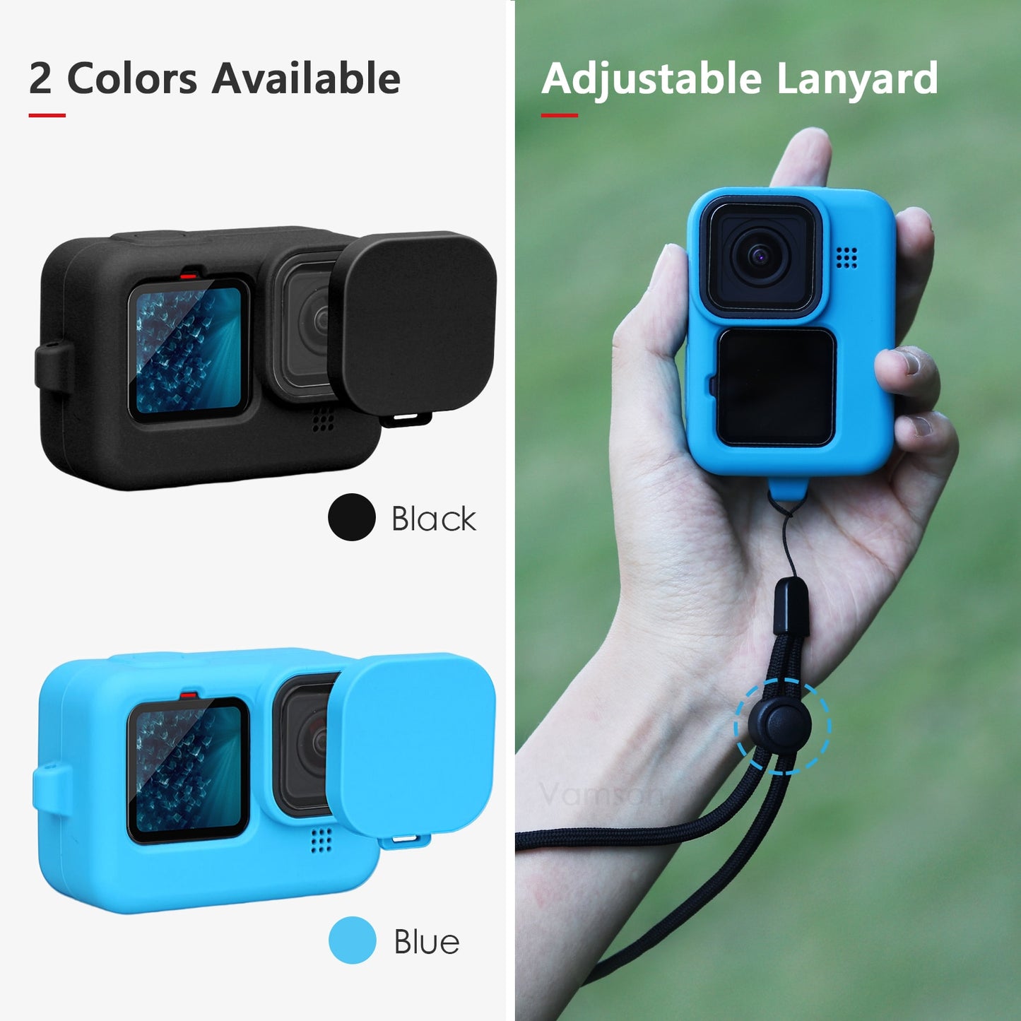 for Gopro Hero 11 10 Black Soft Silicone Case for Go pro Hero 10 9 Silicone Protective Full Cover Shell Camera Accessorie VP662