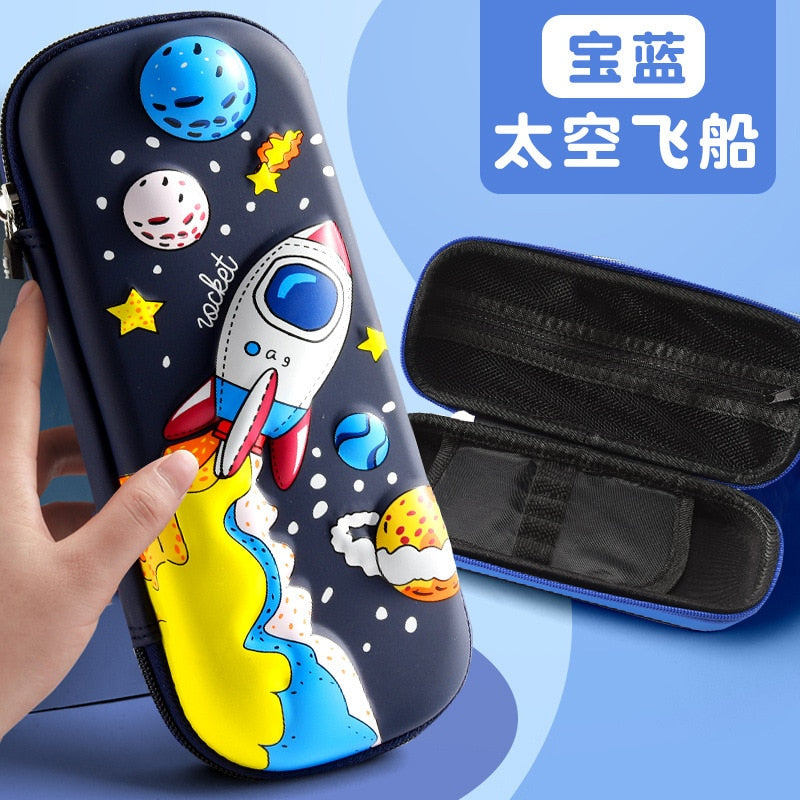 3D EVA Large Capacity Pencil Case Pen Holder Cute Cartoon