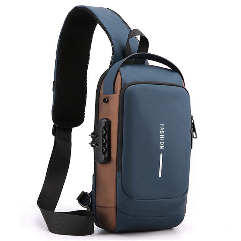 Men Sling Backpack Cross Body Shoulder