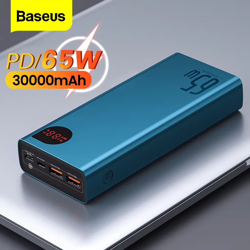 Baseus PD 65W Power Bank 30000mAh Fast Charging