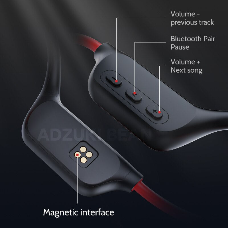 Bean Bone Conduction Bluetooth Earphone X7