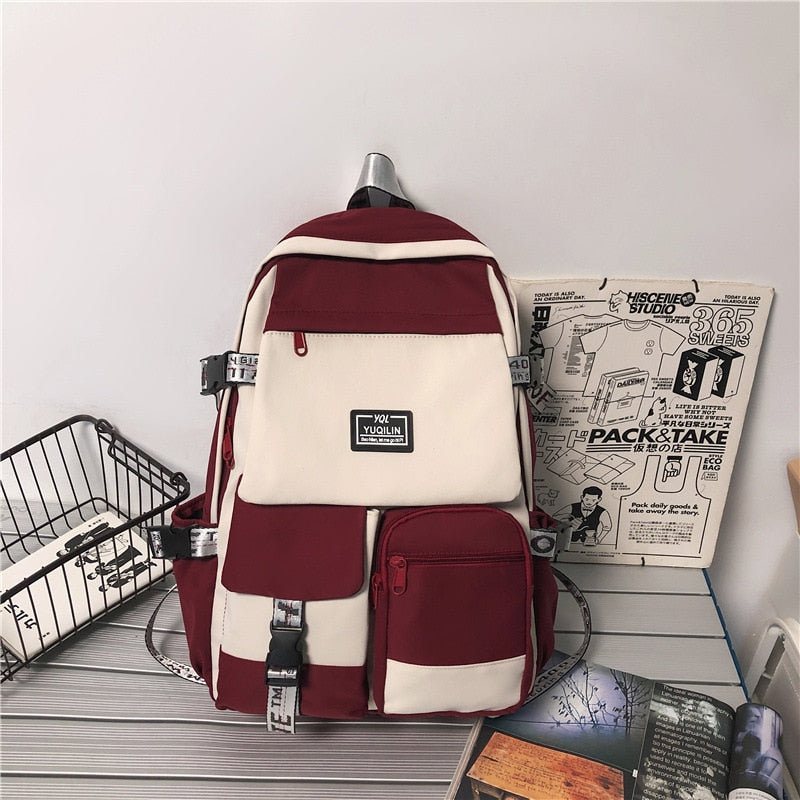 schoolbag student backpack large capacity fashion