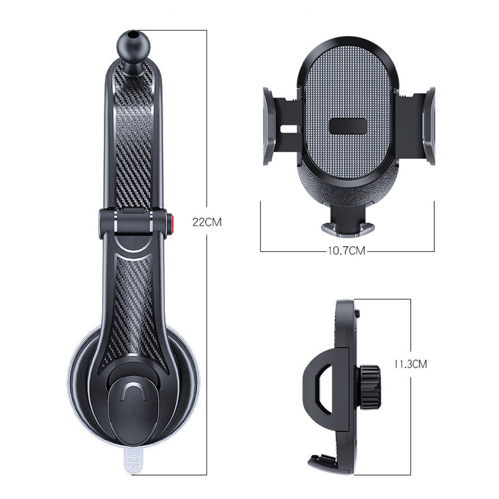 Sucker Car Phone Holder Mount Stand 360° Windshield Universal GPS Mobile Cell Support Bracket For 4.0-6 Inch Smartphones