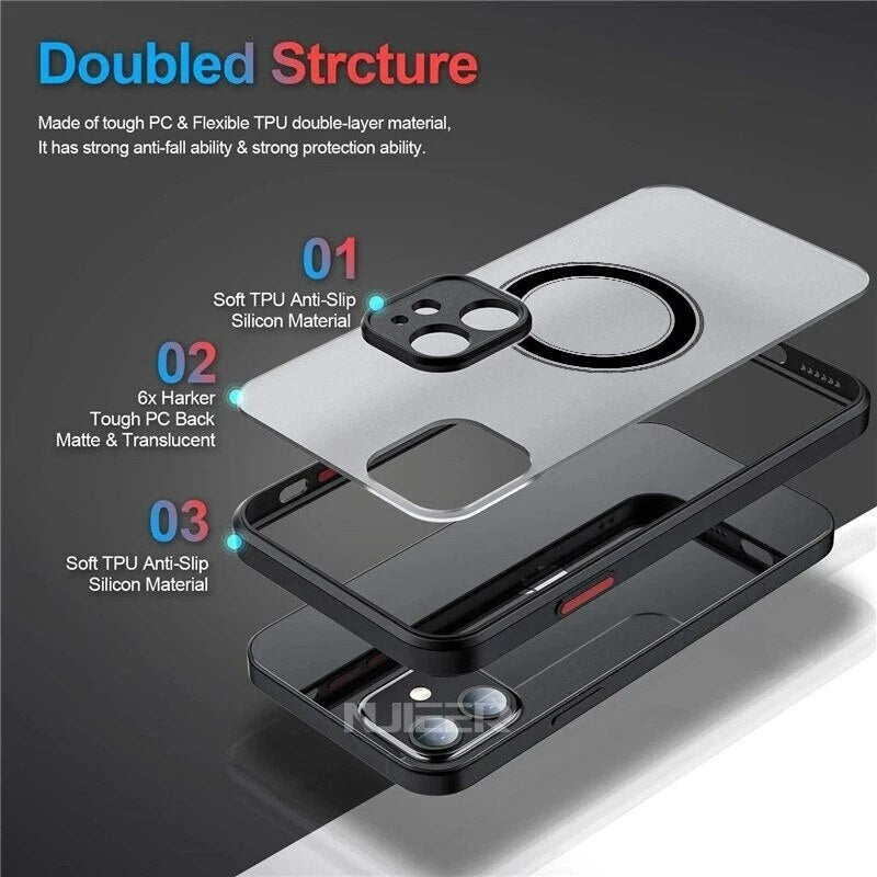 Magnetic Wireless Charging Phone Case