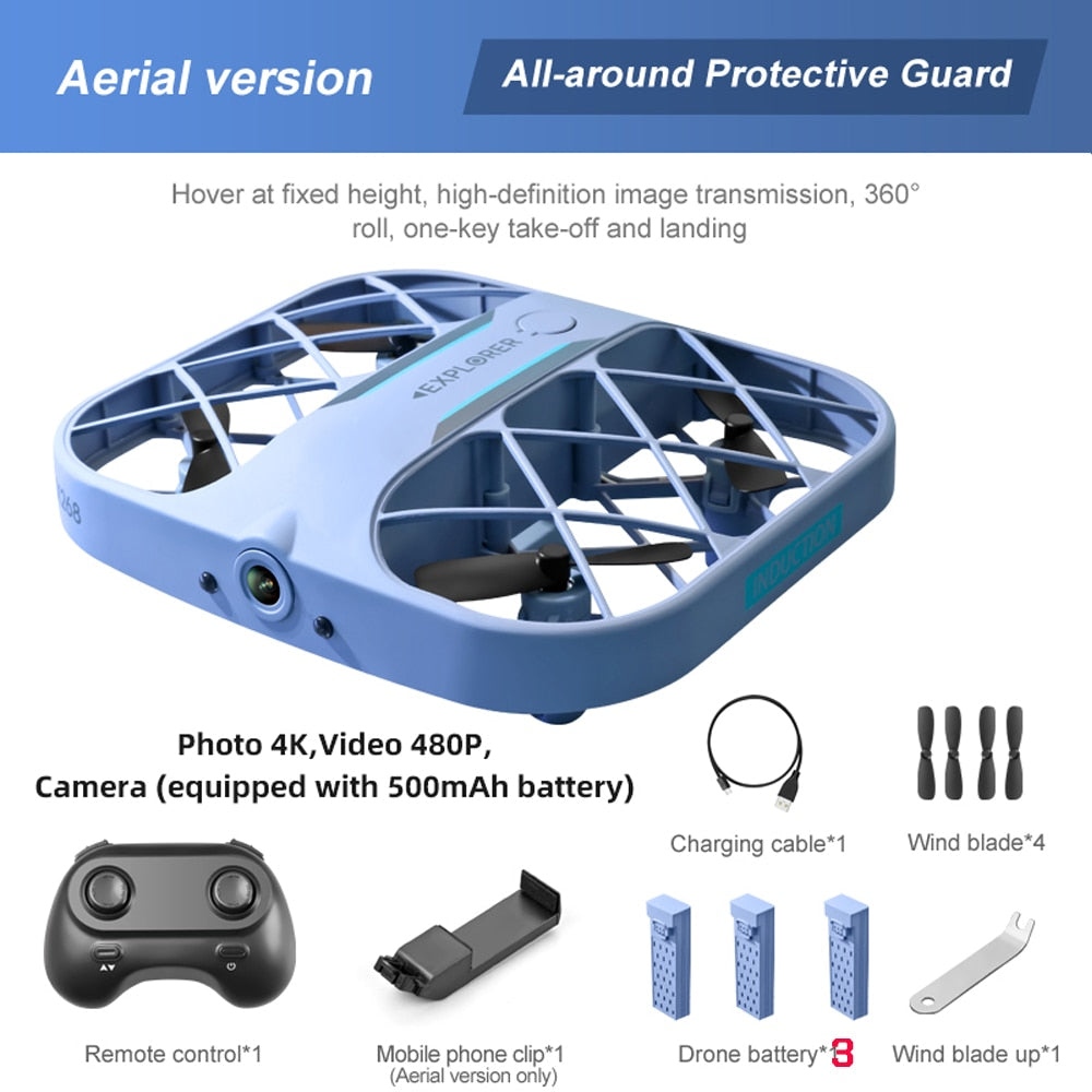 JJRC H107 Mini Drone Dron 8K 4K Quadcopter with Camera Real-Time Transmission Mini Pocket UFO Small Remote Control Plane Toy Boy