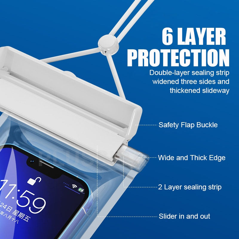 Waterproof Phone Case Under 7.0 inches