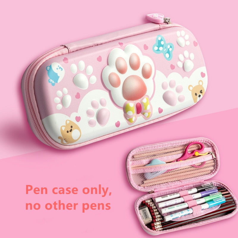 3D Unicorn EVA cute pencil box School student