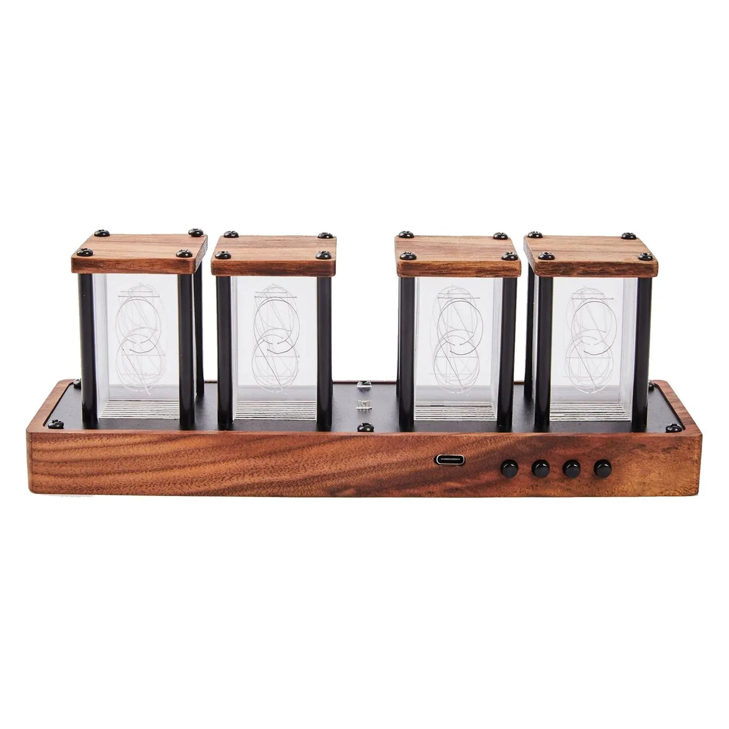 Nixie Tube Clock Colorful LED Digital table Clock