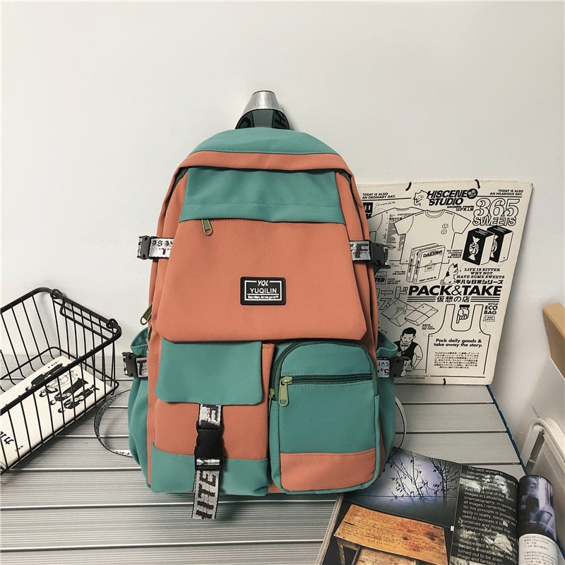 schoolbag student backpack large capacity fashion