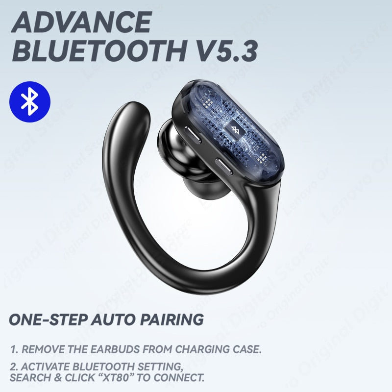 Lenovo XT80 Bluetooth 5.3 Earphones True Wireless