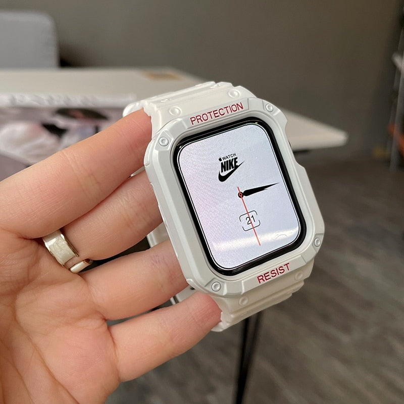 Watch Band + Case For Apple Watch