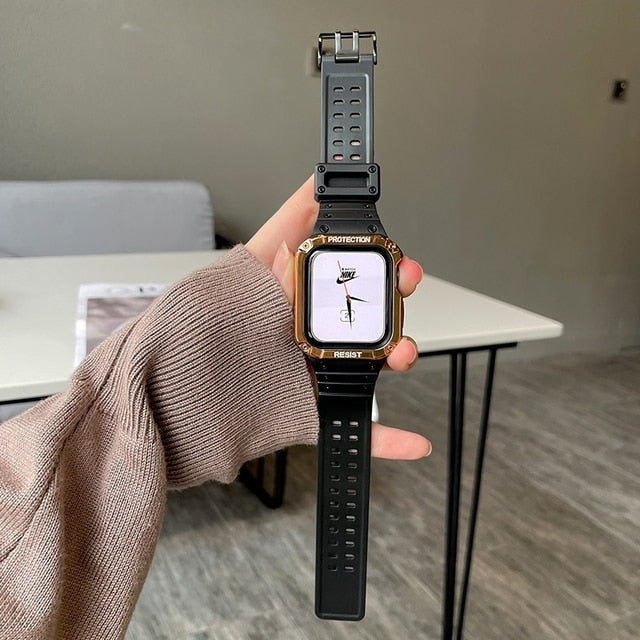 Watch Band + Case For Apple Watch