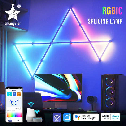 WIFI LED Smart Wall Lamp RGBIC Light Bar