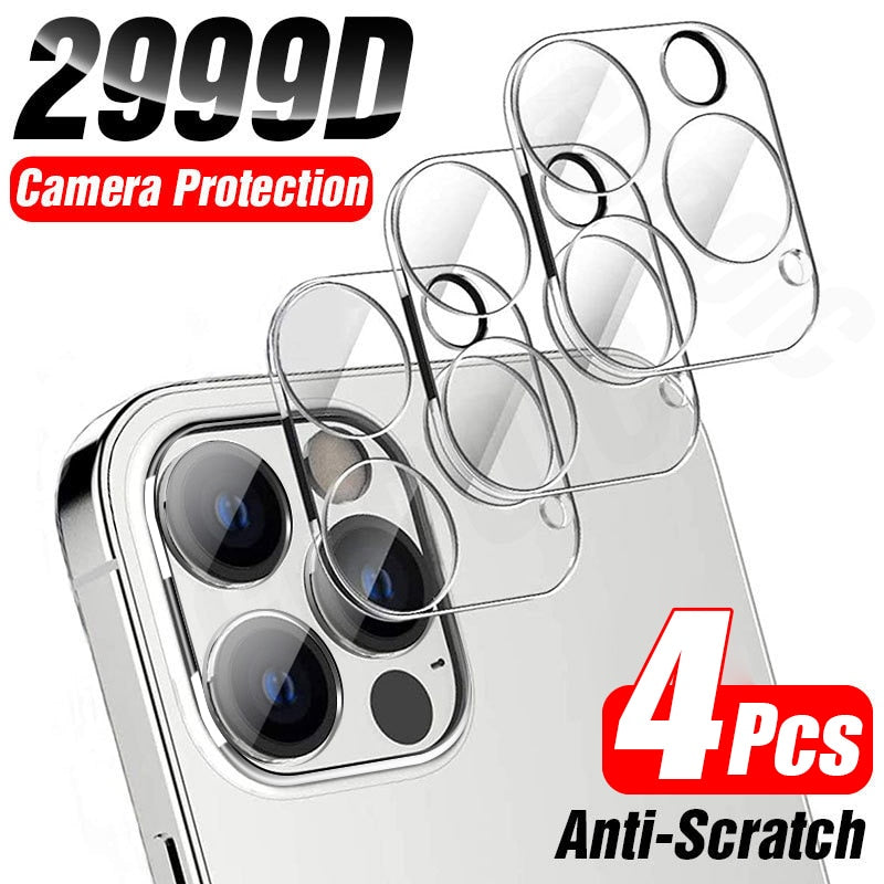 4Pcs Camera Lens Glass Protector