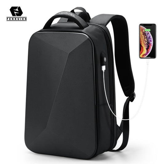 Fenruien Brand Laptop Backpack Anti-theft Waterproof School Backpacks USB Charging