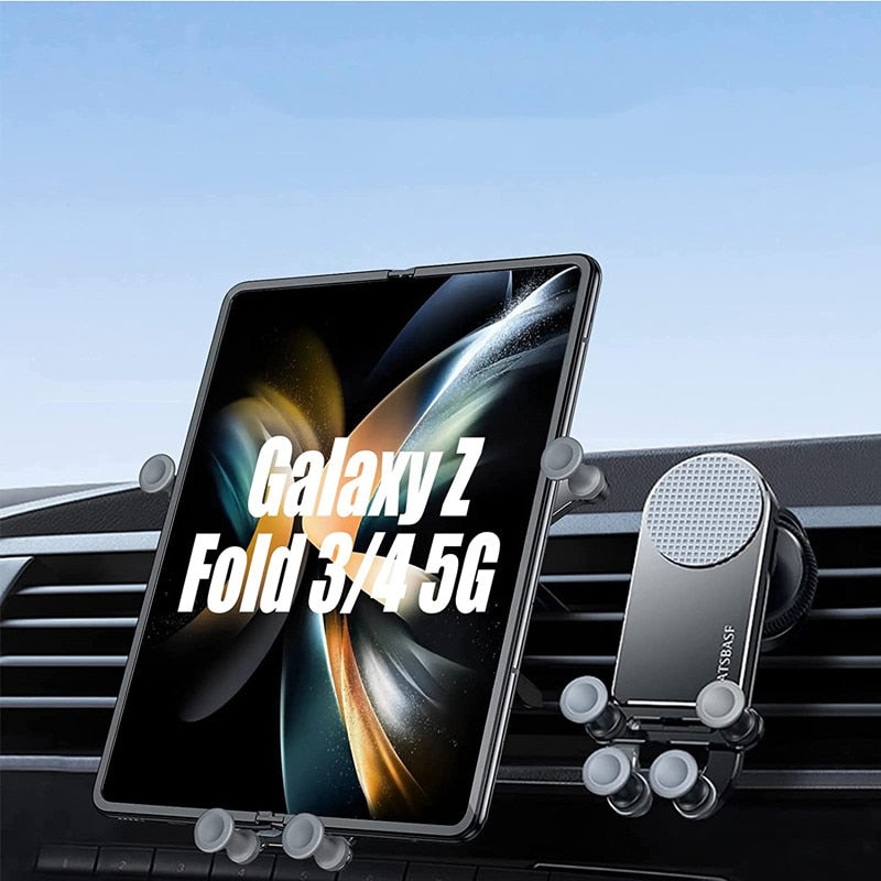 Auto Gravity Metal Car Air Vent Phone Holder