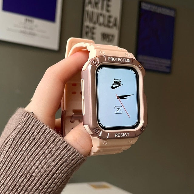 Watch Band + Case For Apple Watch