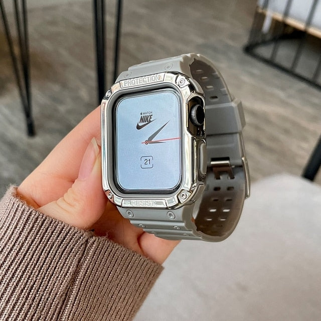 Watch Band + Case For Apple Watch